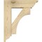 Ekena Millwork Westlake Traditional Rough Sawn Bracket w/ Offset Brace, Douglas Fir, 6"W x 18"D x 22"H BKT0604X18X22WTL01RDF - alternate 3
